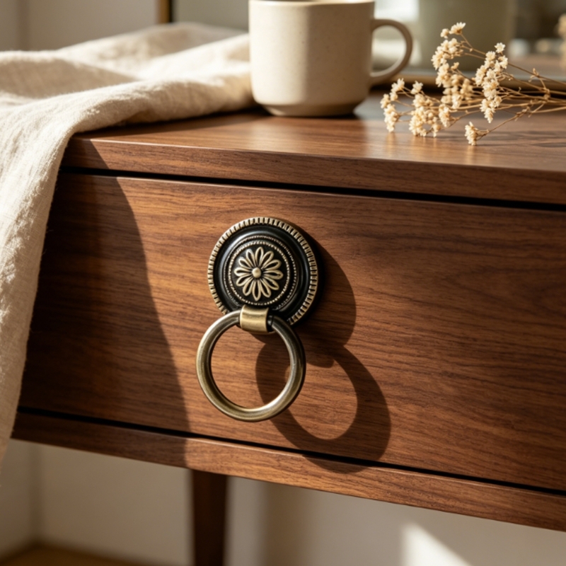 Furniture Hardware Drop Pulls - Gói 6 Bộ Phần Cứng Ngăn
