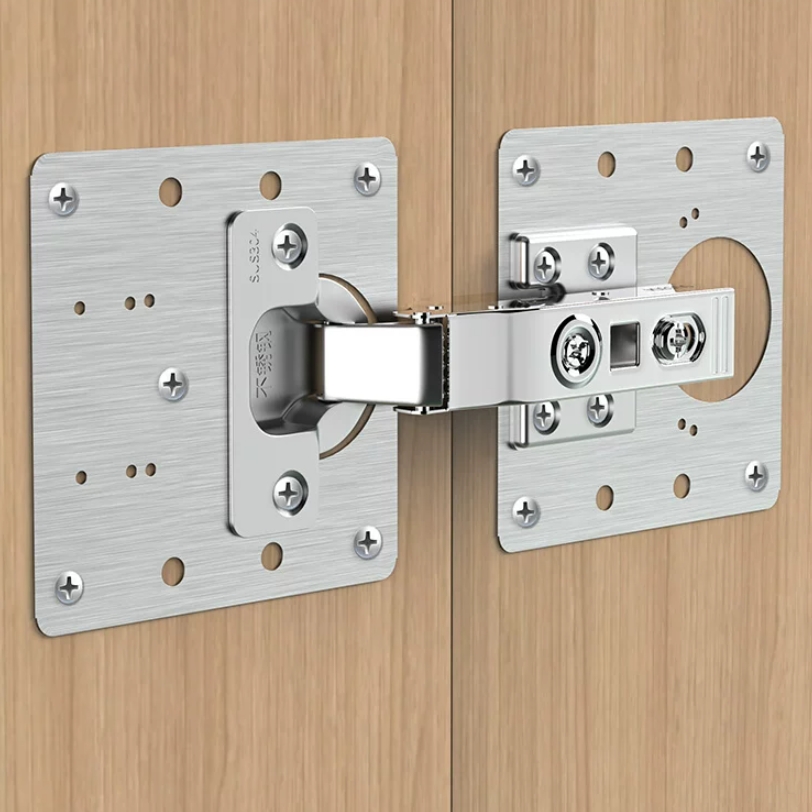 Cabinet Hinge Overlay - 1-10pcs Cabinet Hinges Repair Plate Kit