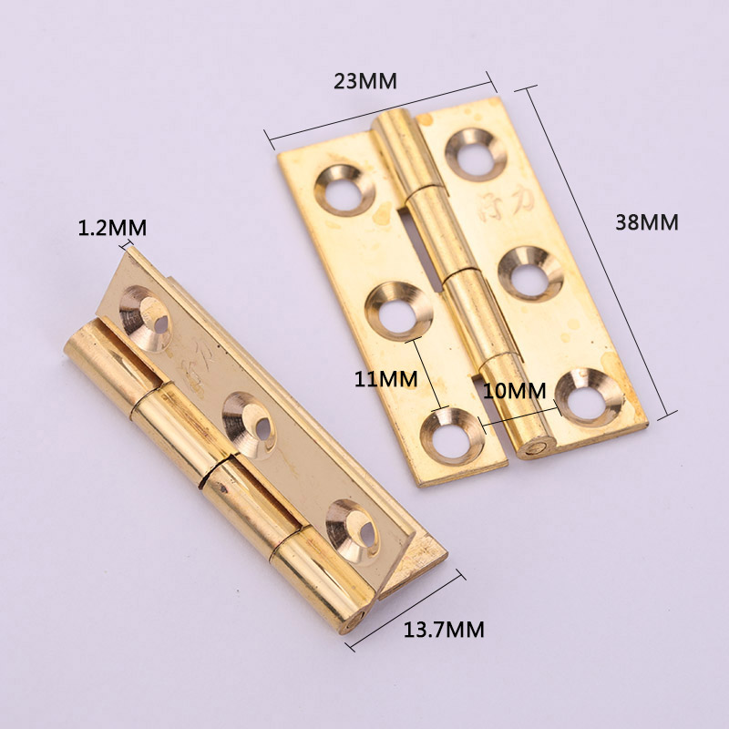Cabinet Hinge Overlay - 2 Pcs/Lot Brass Furniture Hinge 38