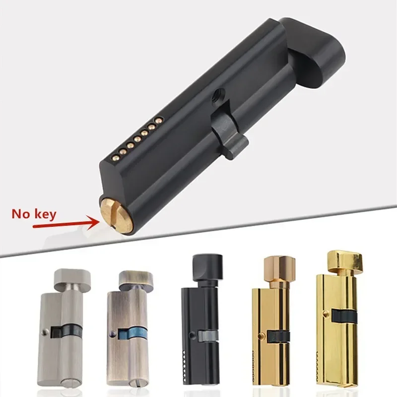 Furniture Hardware Manufacturer - Indoor Solid Wood Door Brass Keyless