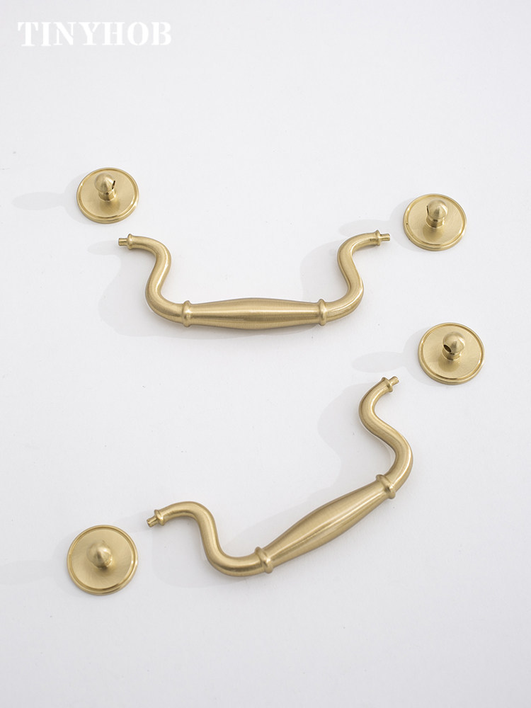 Luxury Vintage Solid Brass Dro - đánh giá và giá Furniture Hardware Drop Pulls