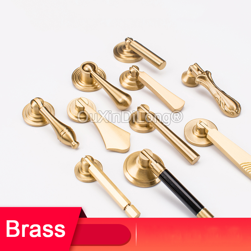 1PCS Chinese Style Brass Handl - đánh giá và giá Furniture Hardware Drop Pulls