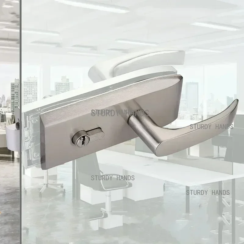 Office Glass Door Lock Bathroo - đánh giá và giá Furniture Hardware Fitting