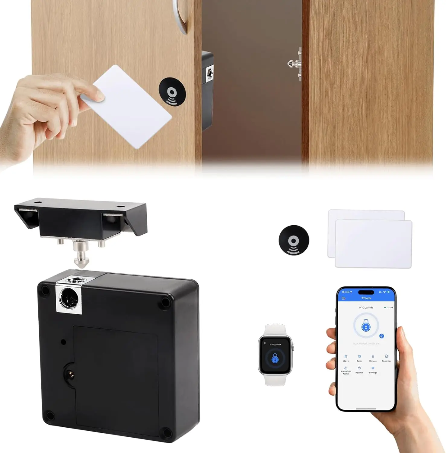 Mobile phone NFC smart locker  - đánh giá và giá Furniture Hardware Manufacturer