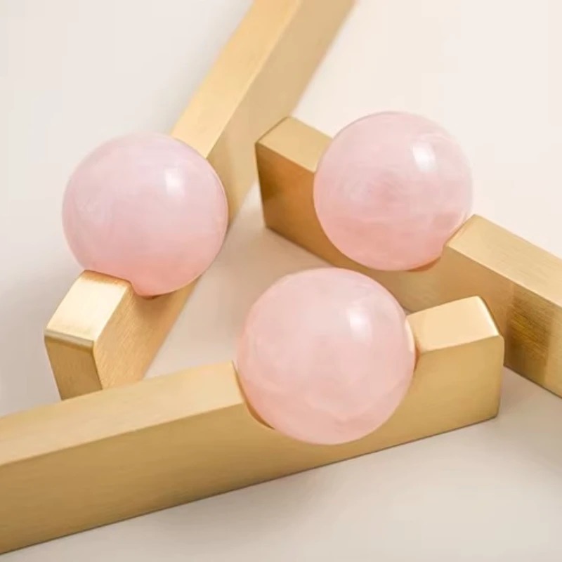 White Crystal Ball+Brass Furni - đánh giá và giá Furniture Hardware Drop Pulls