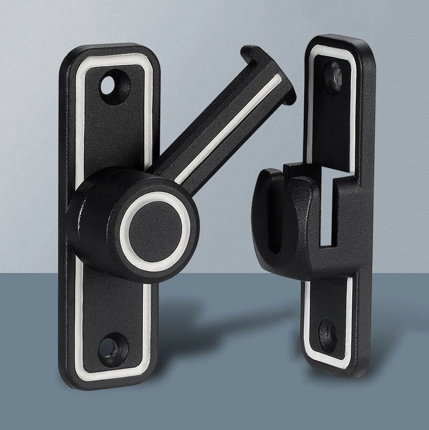 Black Luminous Barn Door Latch - đánh giá và giá Furniture Hardware Fitting
