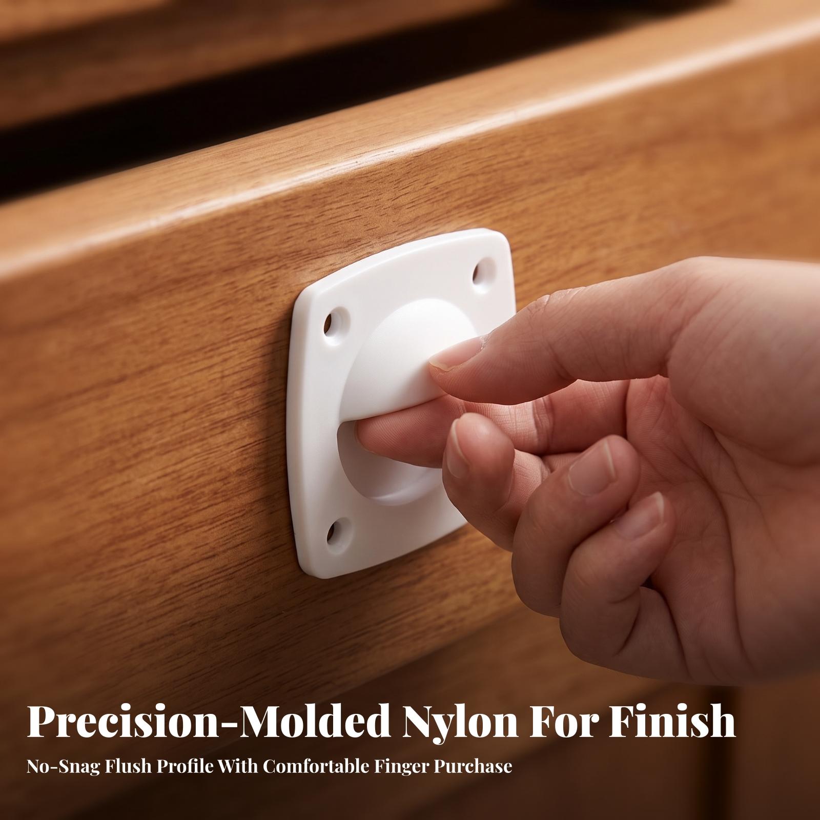 Low Profile Nylon Drawer Pull  - đánh giá và giá Furniture Hardware Lowes