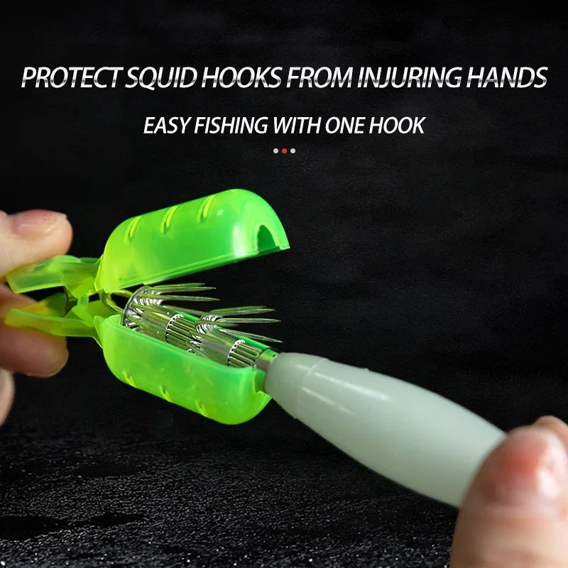 10Pcs/Lot Squid Jig Hook Cover - đánh giá và giá Furniture Hardware Jig