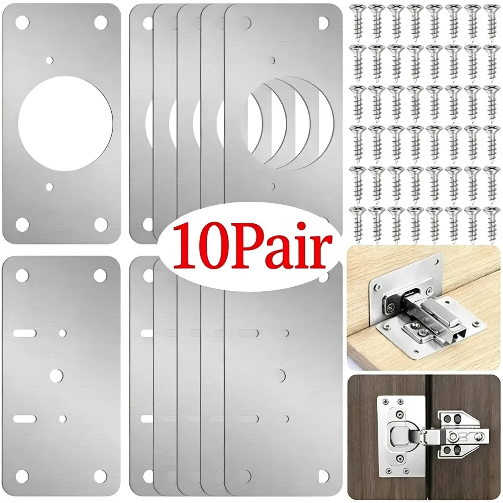 10/1Pairs Hinge Repair Plate K - đánh giá và giá Cabinet Hinge Overlay