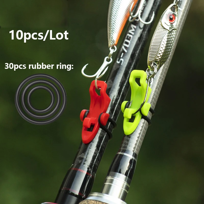 10-30pcs Fishing Rod Pole Hook - đánh giá và giá Furniture Hardware Jig
